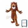 Realistic Power Muscular Lion Mascot Costume