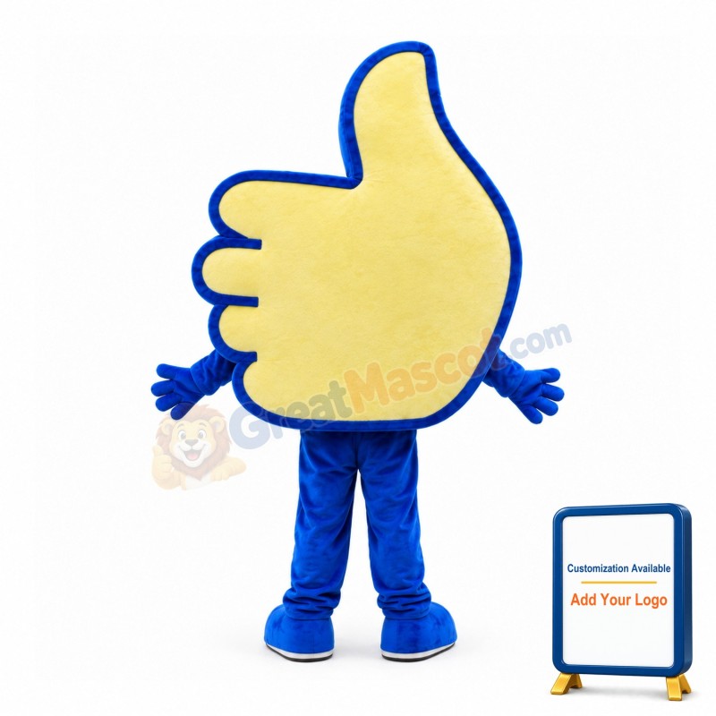 Thumbs Up Mascot Costume