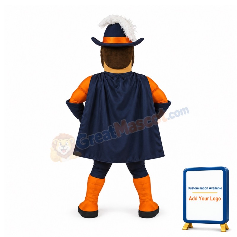 School Rebel Mascot Costume