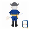 Realistic Rebel Mascot Costume
