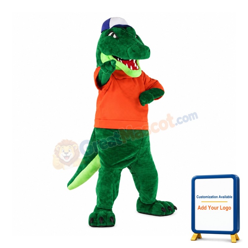 Power Sport Alligator Mascot Costume