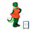 Sport Female Alligator Mascot Costume