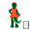 Sport Female Alligator Mascot Costume