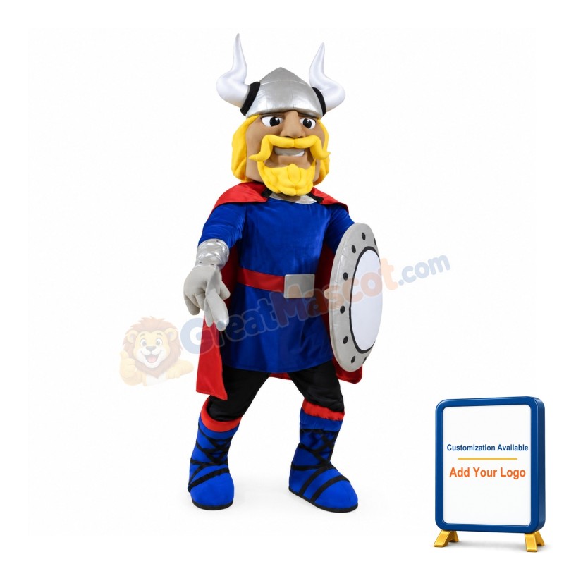 Friendly Lightweight Viking Mascot Costume