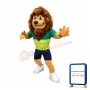 Friendly Power Lion Mascot Costume