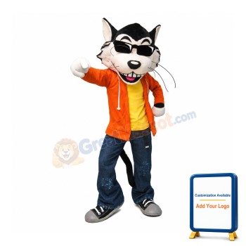 Cool Lightweight Wolf Mascot Costume
