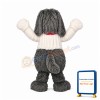 Friendly Plush Dog Mascot Costume