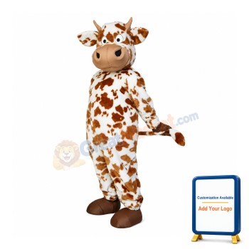 Superb Lovely Lightweight Cow Mascot Costume