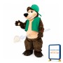 Cool Lightweight Bear Mascot Costume