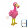 Pink Flamingo Mascot Costume