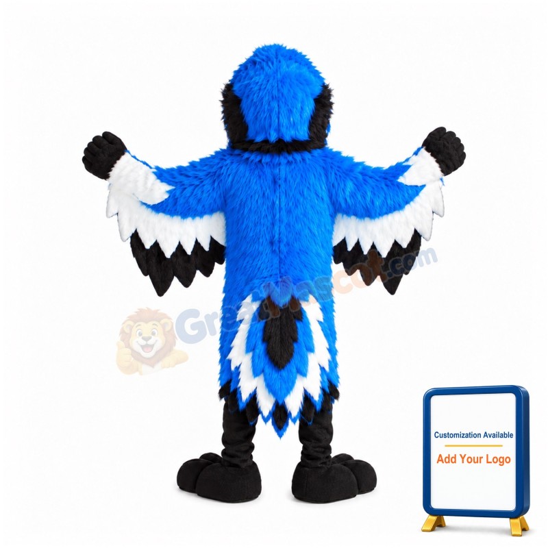 Power Sport Blue Jay Mascot Costume