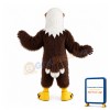 Plush Eagle Mascot Costume