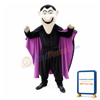 Lightweight Dracula Vampire Mascot Costume
