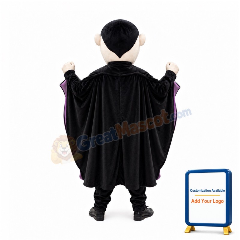 Lightweight Dracula Vampire Mascot Costume