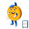 Gold Coin Mascot Costume