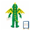 Green Dragon Mascot Costume