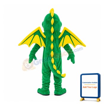Green Dragon Mascot Costume