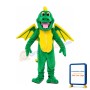 Green Dragon Mascot Costume