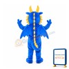 Blue Dragon Mascot Costume