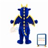 Fierce Lightweight Blue Dragon Mascot Costume