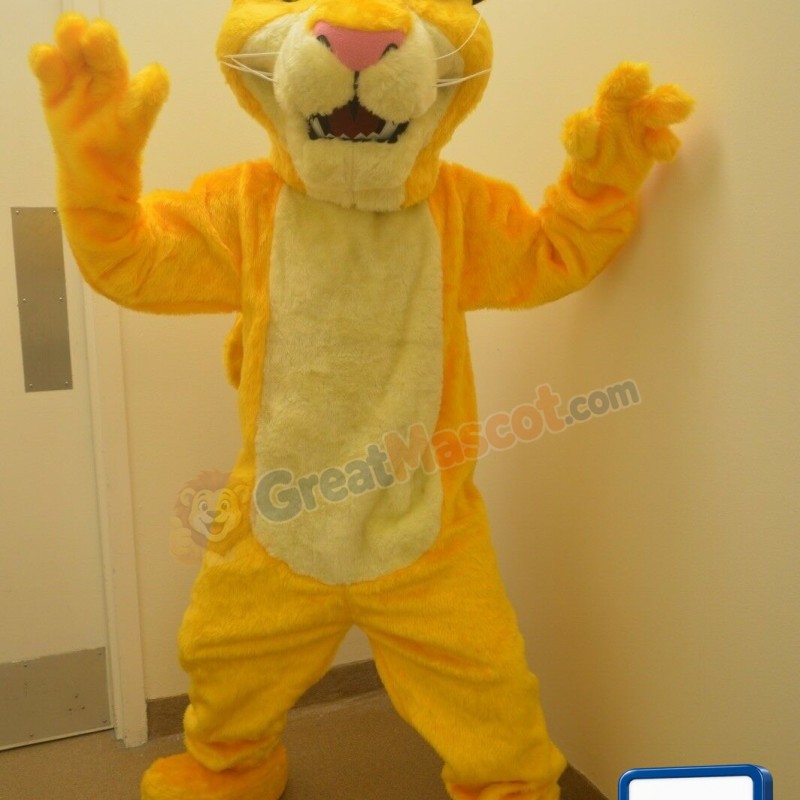 Friendly Simba Lion King Mascot Costume