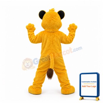 Friendly Simba Lion King Mascot Costume