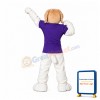 Sport Bernard Dog Mascot Costume