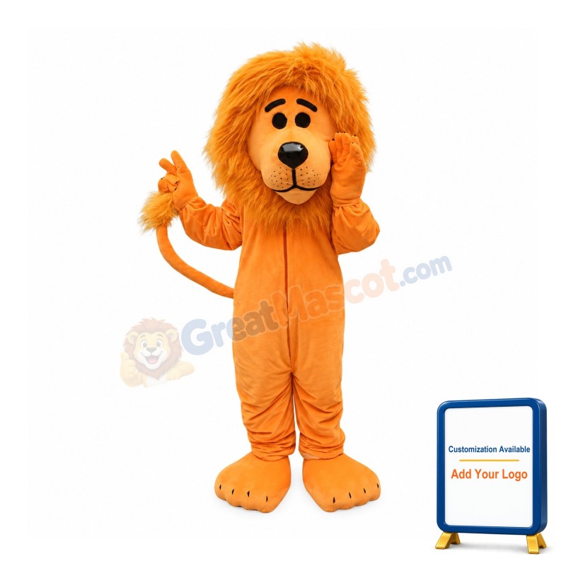 Lightweight Lion Mascot Costume