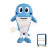 Lovely Lightweight Blue Dolphin Mascot Costume
