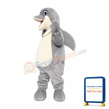 Lovely Realistic Dolphin Mascot Costume