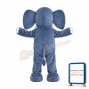 Friendly Realistic Elephant Mascot Costume