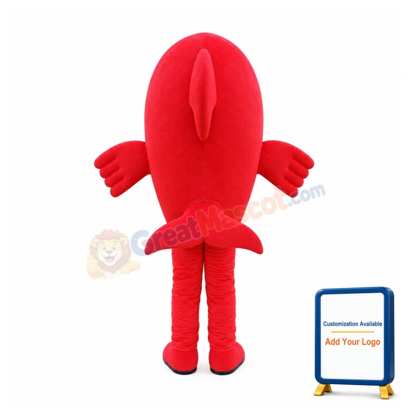 Red Fish Mascot Costume