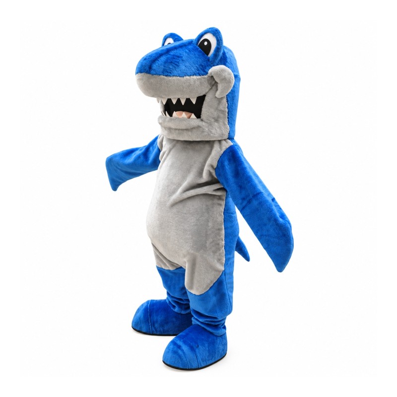 Realistic Lightweight Blue Shark Mascot Costume
