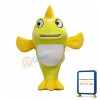 Lovely Yellow Fish Mascot Costume
