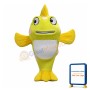 Affordable Lovely Yellow Fish Mascot Costume