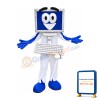 Friendly Lightweight Laptop Mascot Costume