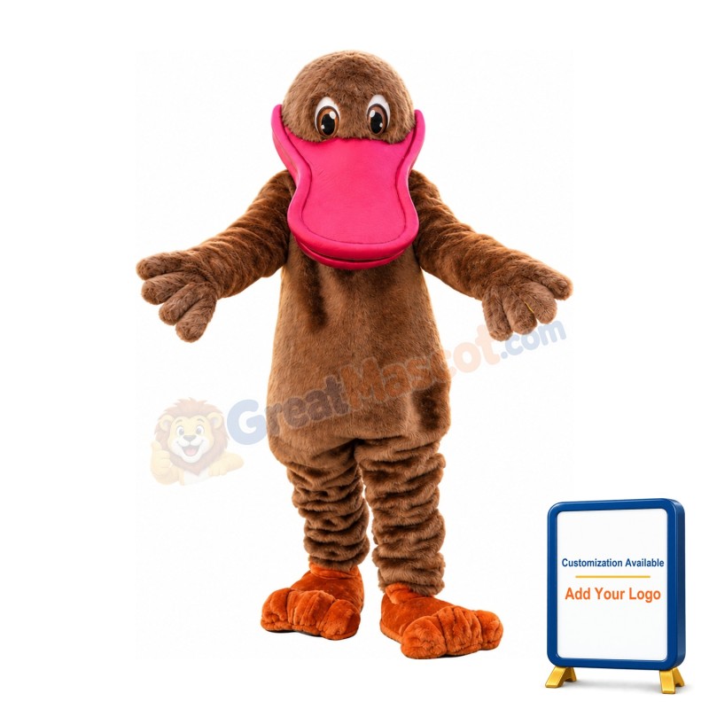 Friendly Lightweight Platypus Mascot Costume