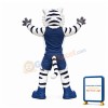 Power Sport White Tiger Mascot Costume