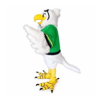Realistic White Eagle Mascot Costume