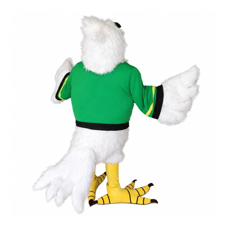 Realistic White Eagle Mascot Costume