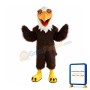 Brown Plush Eagle Mascot Costume