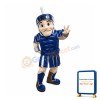 Friendly Lightweight Blue Spartan Trojan Knight Mascot Costume
