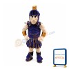 Blue Spartan Trojan Knight Mascot Costume