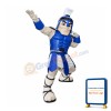 Power Blue Spartan Trojan Knight Mascot Costume