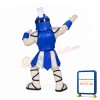 Power Blue Spartan Trojan Knight Mascot Costume