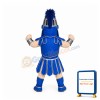 Friendly Blue Spartan Trojan Knight Mascot Costume