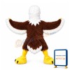 Friendly Realistic Eagle Mascot Costume