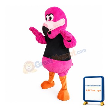 Affordable Pink Flamingo Mascot Costume
