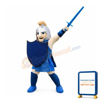 Friendly Spartan Warrior Mascot Costume