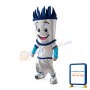 Happy Lightweight Torch Mascot Costume